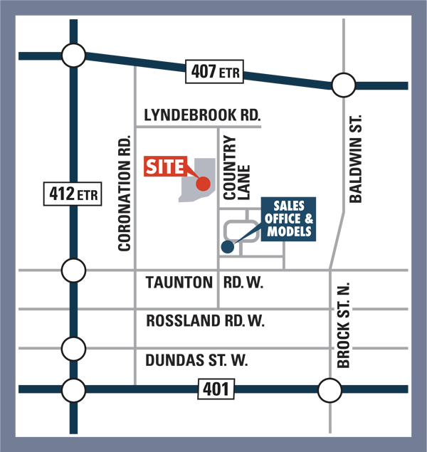 Country Lane Contact Map